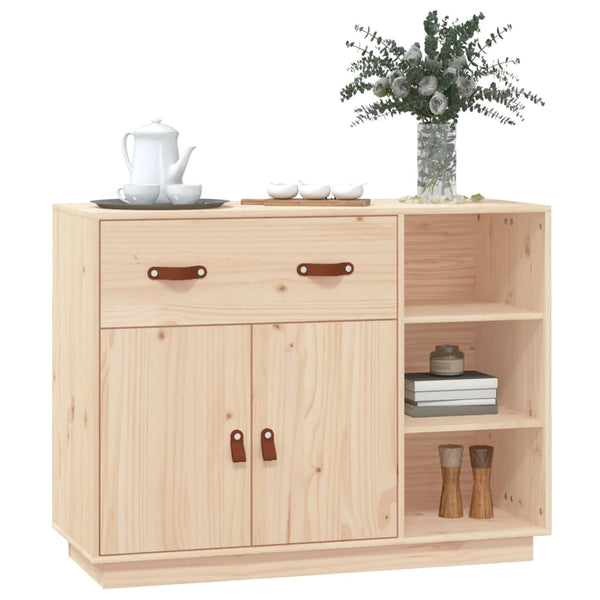 Kiefer Massivholz Sideboard, 98.5 cm