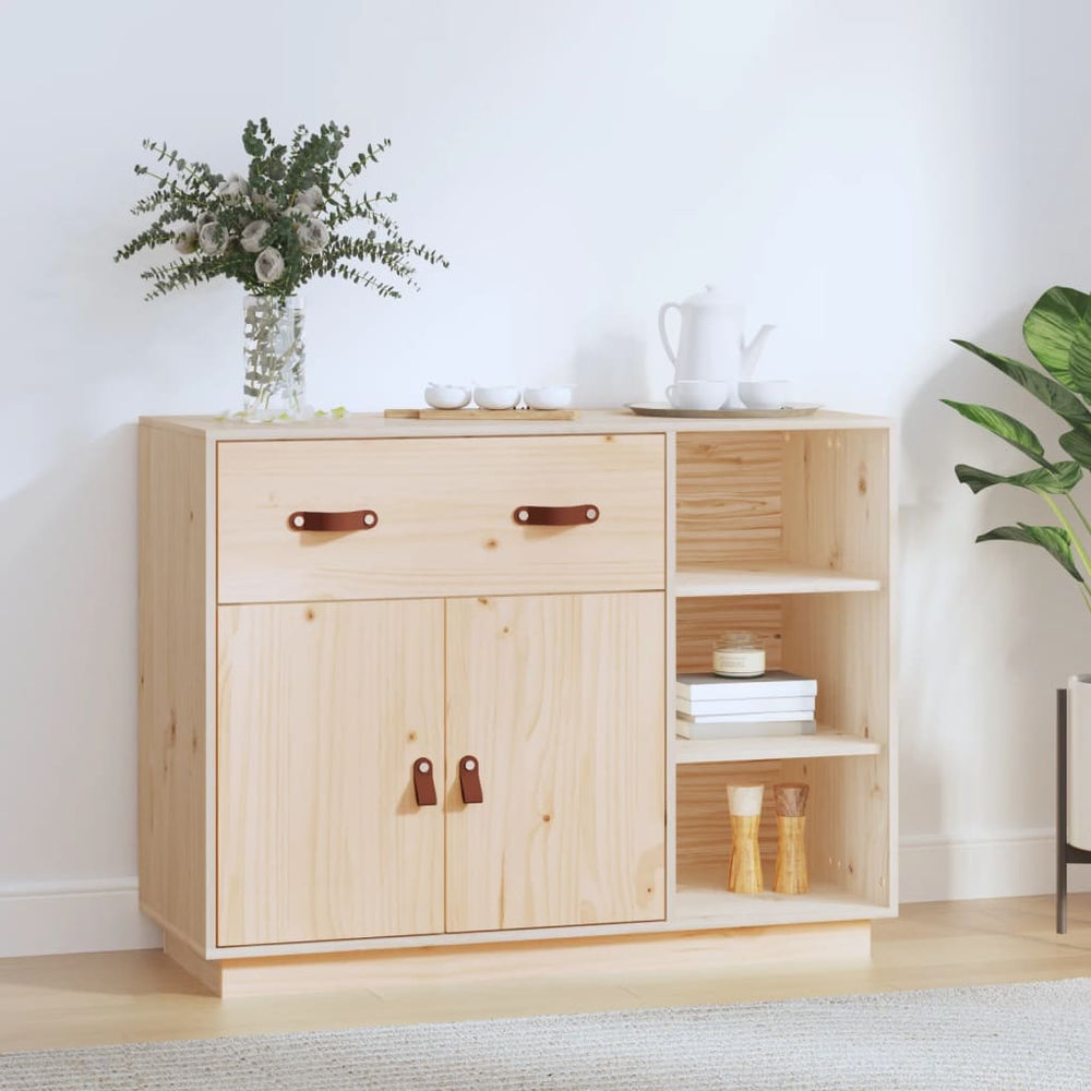 vidaXL Sideboard 98.5x40x75 cm Solid Pine Wood