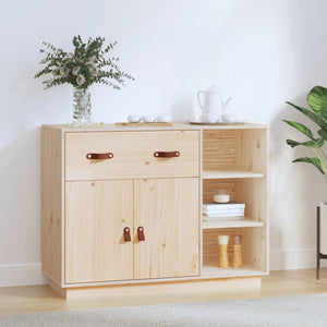 Kiefer Massivholz Sideboard, 98.5 cm