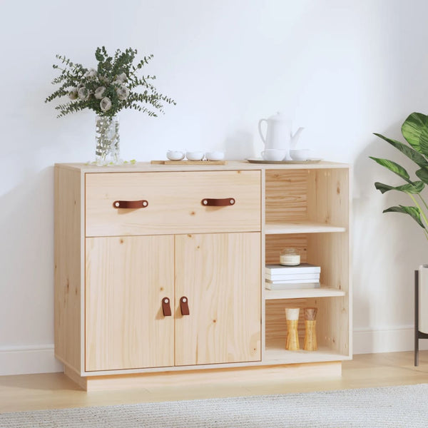 Kiefer Massivholz Sideboard, 98.5 cm