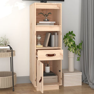 Highboard Kiefer Massivholz 34x40x108,5 cm