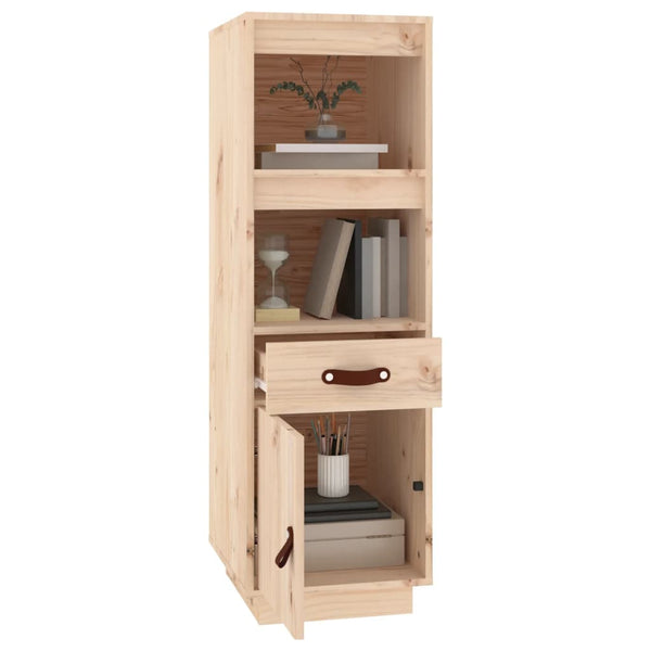 Highboard Kiefer Massivholz 34x40x108,5 cm