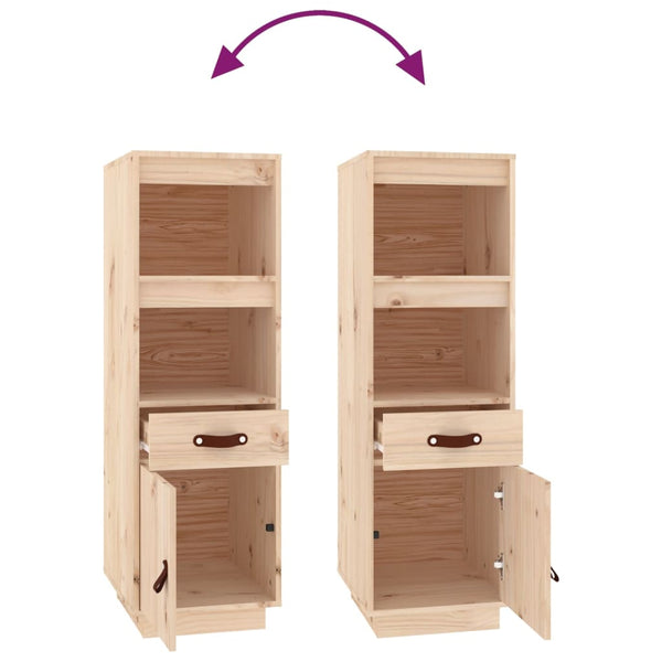 Highboard Kiefer Massivholz 34x40x108,5 cm