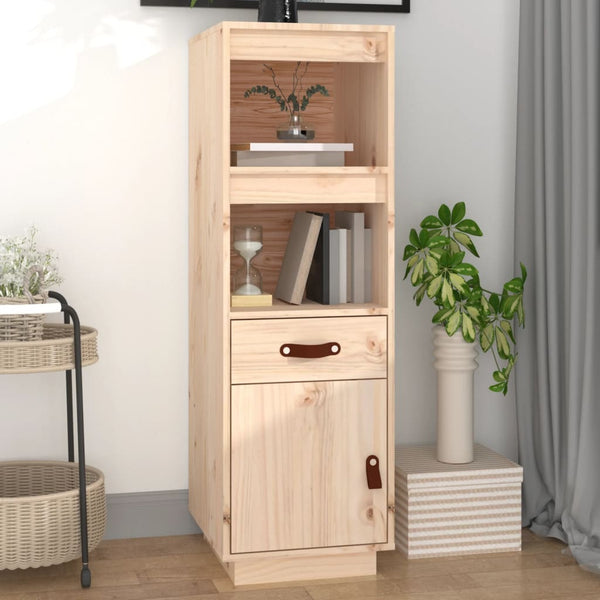Highboard Kiefer Massivholz 34x40x108,5 cm
