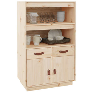 Highboard Kiefer Massivholz 67x40x108,5 cm