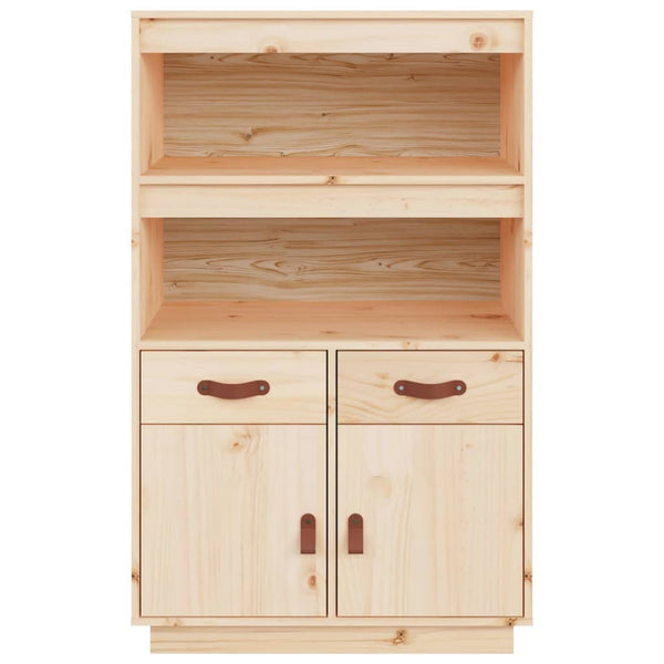 Highboard Kiefer Massivholz 67x40x108,5 cm