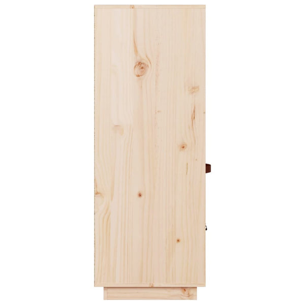 Highboard Kiefer Massivholz 67x40x108,5 cm