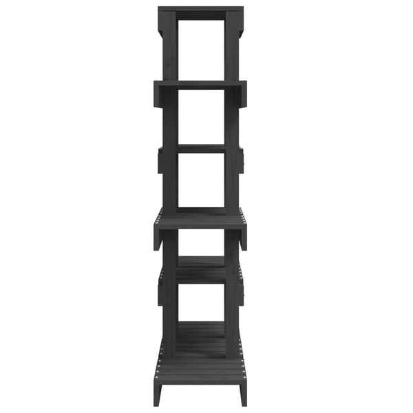 Grauer Pflanzenständer Kiefer Massivholz 109,5cm
