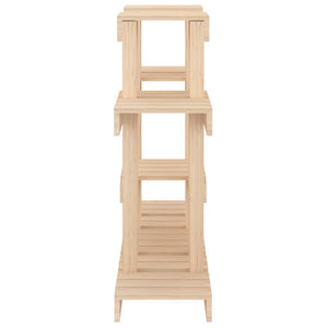 Massivholz Pflanzenständer Kiefer 104,5cm
