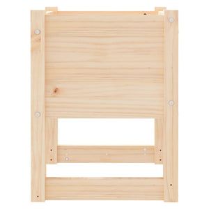 Pflanzkübel 2er Set, Kiefer Massivholz 40x40x52,5cm