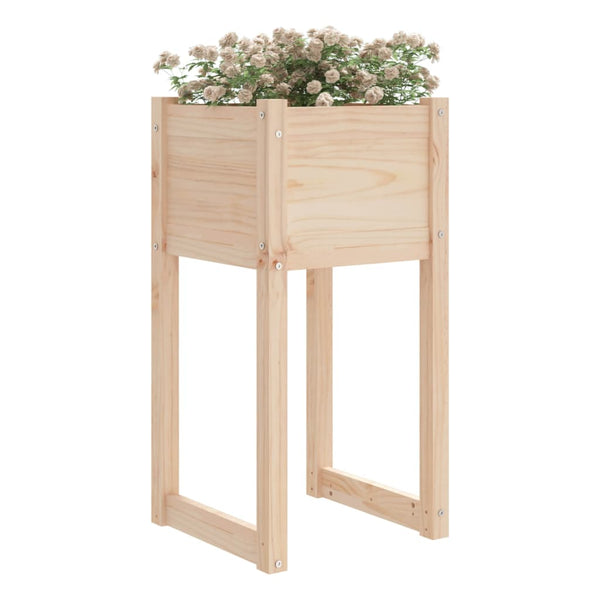 vidaXL Jardinières 2 pcs 40x40x81 cm Bois de pin massif
