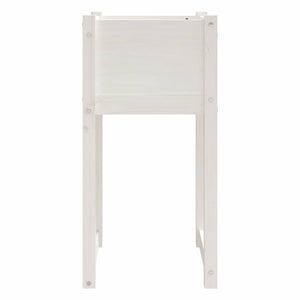Pflanzkübel 2er Set Weiß Kiefer 40x40x81cm