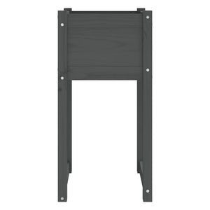 Pflanzkübel 2er Set Grau Kiefer 40x81cm