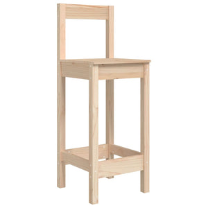 Barstühle 2er Set Kiefer Massivholz