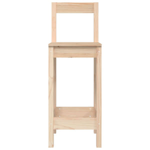 Barstühle 2er Set Kiefer Massivholz