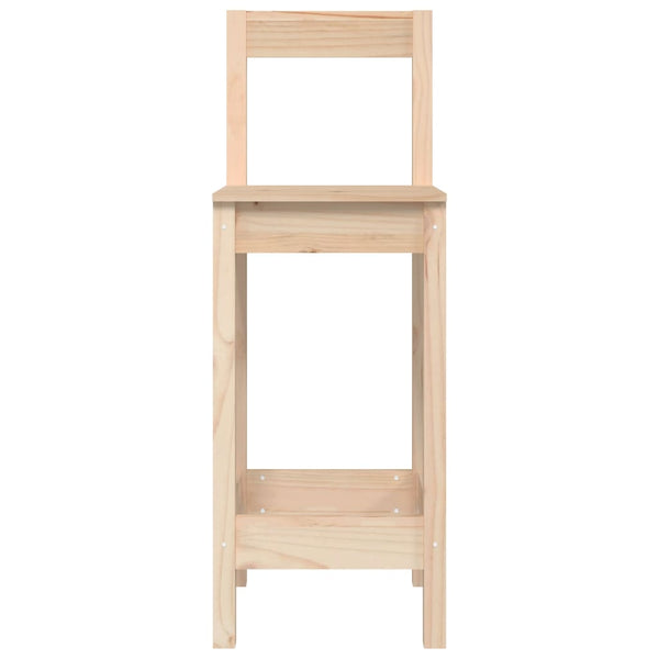 Barstühle 2er Set Kiefer Massivholz