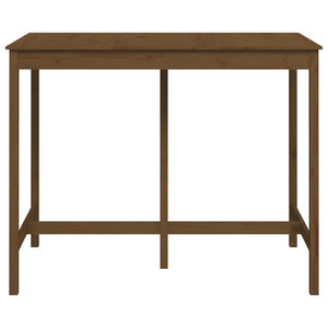 Bartisch Honigbraun Kiefer Massivholz 140x80 cm
