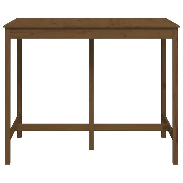 Bartisch Honigbraun Kiefer Massivholz 140x80 cm