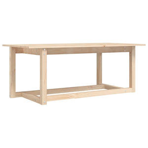 Massivholz Couchtisch Kiefer 110x55 cm