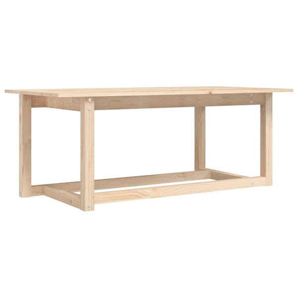 Massivholz Couchtisch Kiefer 110x55 cm