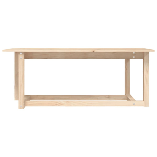 Massivholz Couchtisch Kiefer 110x55 cm