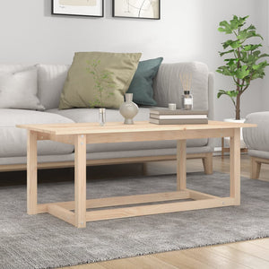 Massivholz Couchtisch Kiefer 110x55 cm