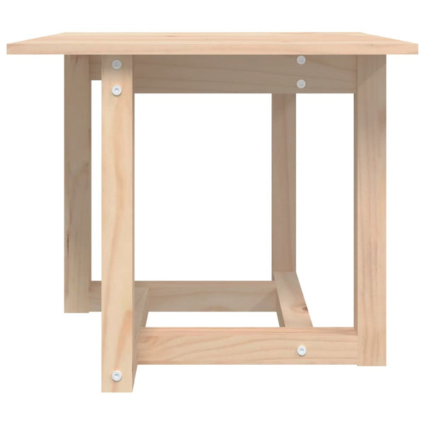 Couchtisch Kiefer Massivholz 50x50 cm