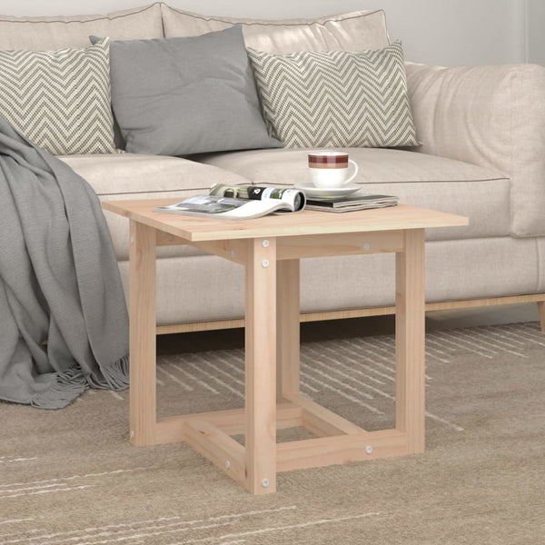 Couchtisch Kiefer Massivholz 50x50 cm