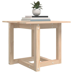 Couchtisch Kiefer Massivholz 50x50 cm