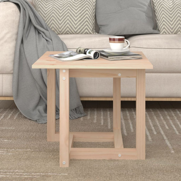 Couchtisch Kiefer Massivholz 50x50 cm