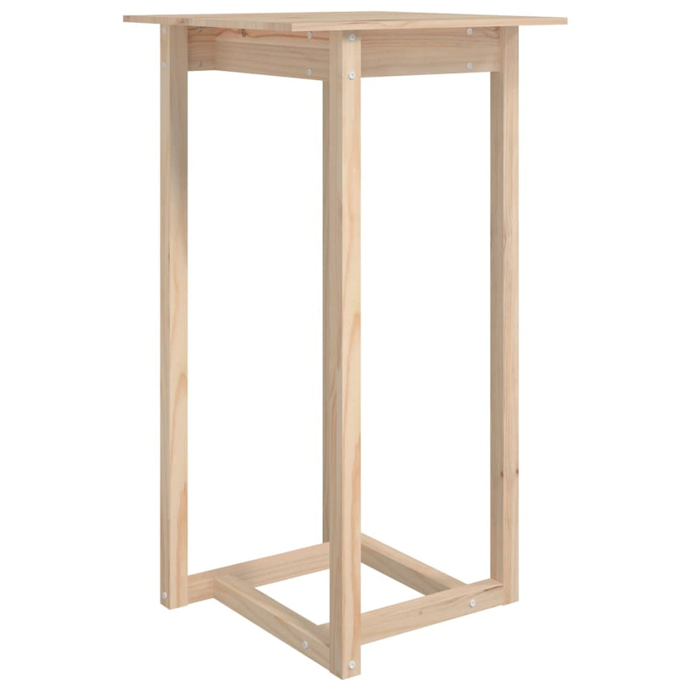 Bartisch Kiefer Massivholz 60x60x110 cm