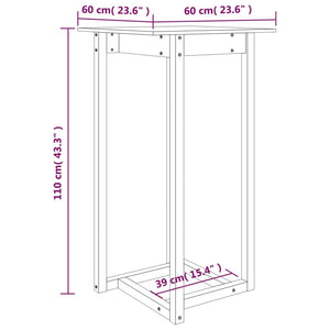 Bartisch Kiefer Massivholz 60x60x110 cm