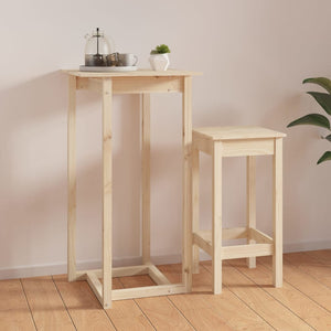 Bartisch Kiefer Massivholz 60x60x110 cm