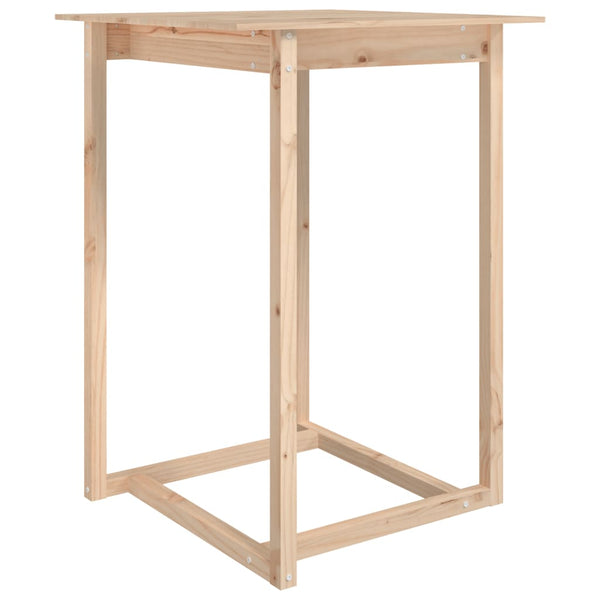 Massivholz Bartisch Kiefer, 80x80 cm