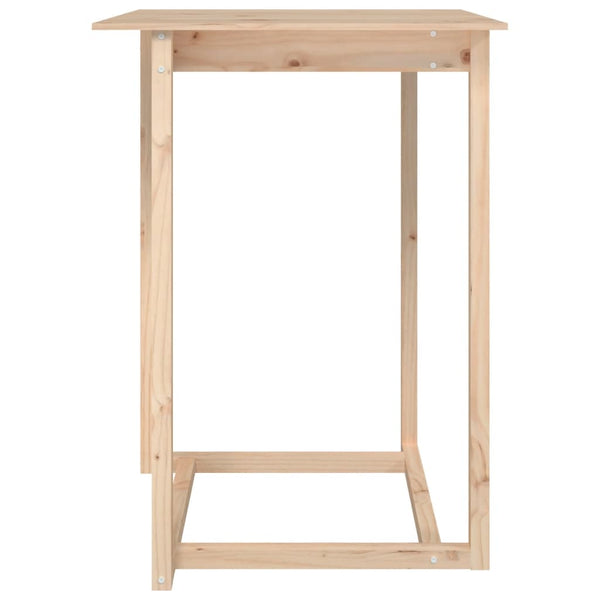Massivholz Bartisch Kiefer, 80x80 cm