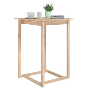 Massivholz Bartisch Kiefer, 80x80 cm