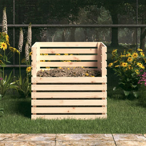 Holz Komposter Kiefer 80x80x78cm