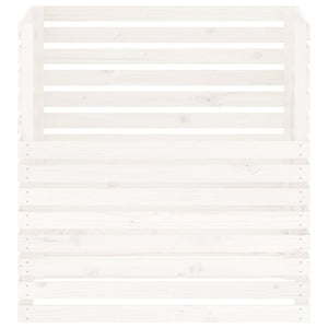 Weißer Holz Komposter 100x100x102cm