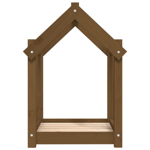 Hundebett Honigbraun Kiefer Massivholz
