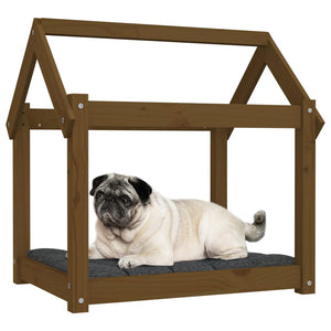 Hundebett Honigbraun Kiefer 71x55x70 cm