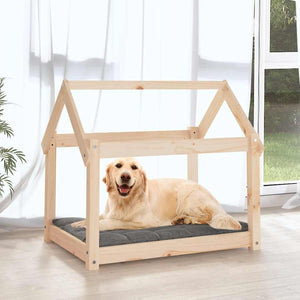 Hundebett Kiefernholz 81x60x70 cm