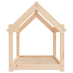 Hundebett Kiefernholz 81x60x70 cm
