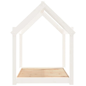 vidaXL Lit pour chien blanc 101x70x90 cm bois de pin massif