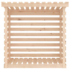 Kaminholzregal Kiefer Massivholz 108x73x108 cm