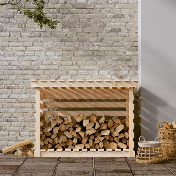 Kaminholzregal Kiefer Massivholz 108x73x79cm