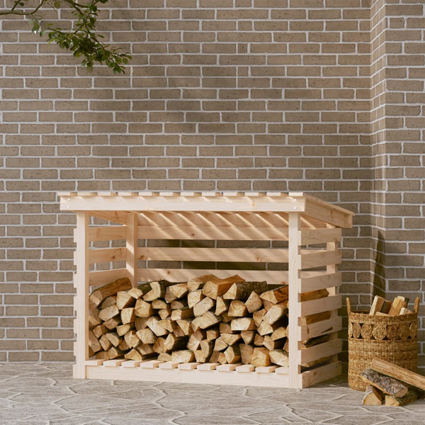 Kaminholzregal Kiefer Massivholz 108x73x79cm