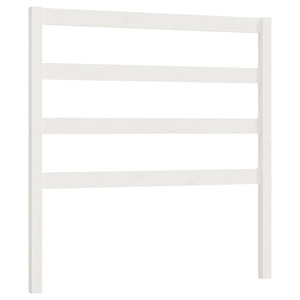 Weißes Kopfteil 95cm Kiefer Massivholz