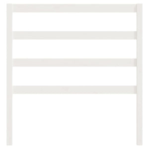 Weißes Kopfteil 95cm Kiefer Massivholz