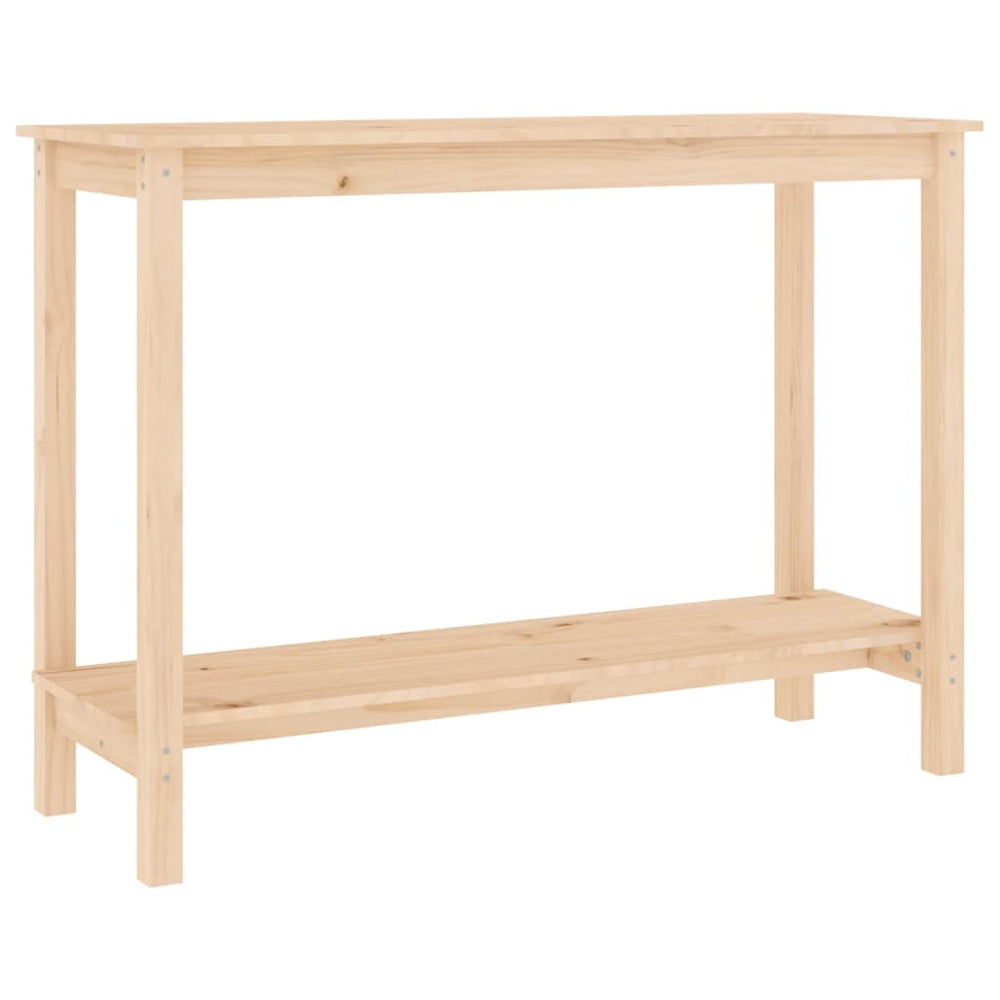 vidaXL Table console 110x40x80 cm Bois de pin massif
