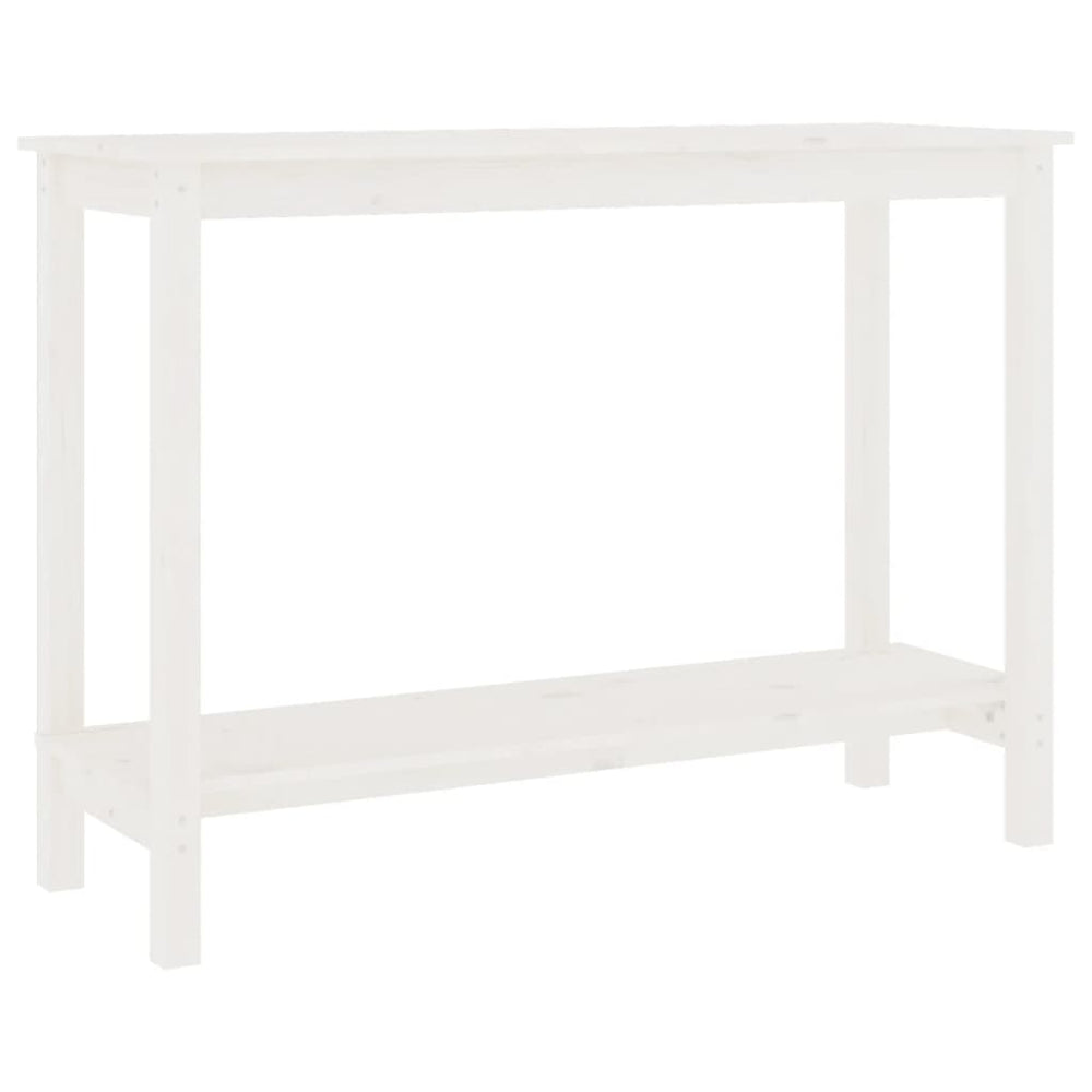Weißer Konsolentisch aus Kiefernholz 110cm